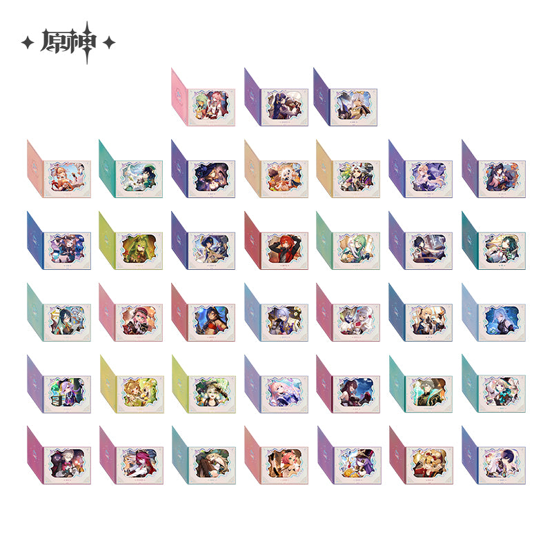 Genshin Impact Birthday Series Flip-Page Lattice Window Shikishi