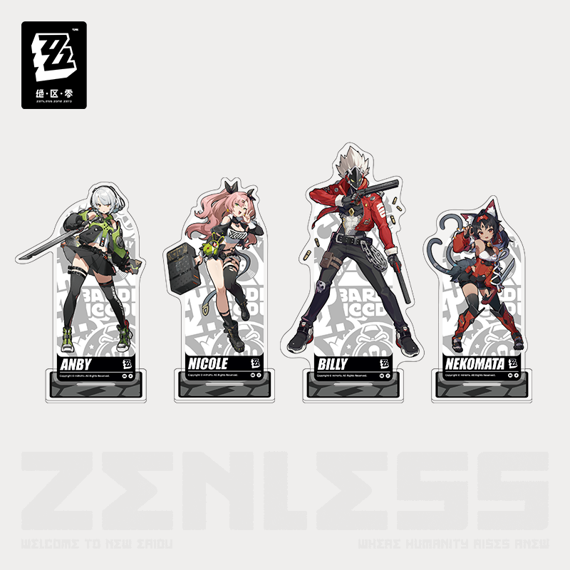 Zenless Zone Zero Illustration Series Acrylic Standees Cunning Zenless Zone Zero Illustration Series Acrylic Standees Cunning
