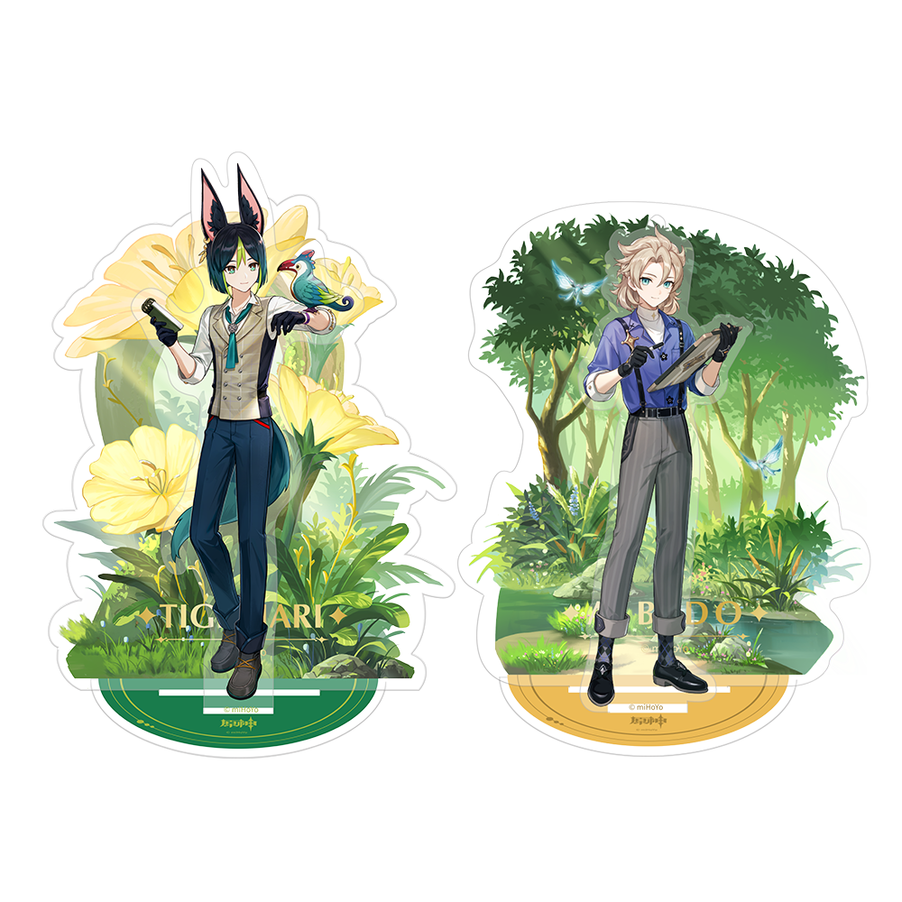 Forest Adventure Series Acrylic Stand & Quicksand Acrylic Laser