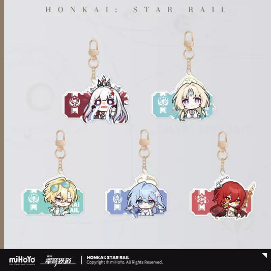 [Official Merchandise] Pom-Pom Gallery Series Acrylic Charms | Honkai: Star Rail