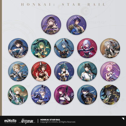 [Official Merchandise] Interstellar Journey Series Tinplate Badges Vol.1 | Honkai: Star Rail