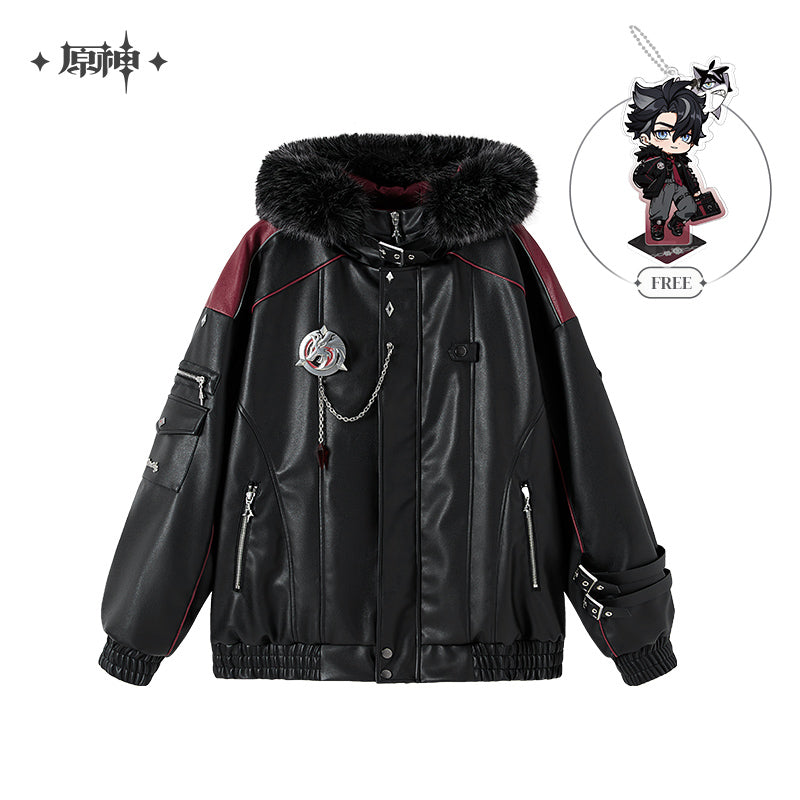 [Pre-Order] Wriothesley Theme Impression Series Padded PU Hooded Jacket | Genshin Impact (March 2025)