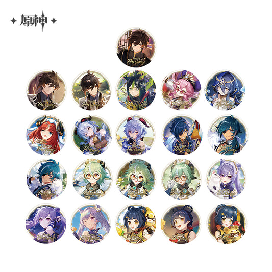 [Official Merchandise] Birthday Series Badge Vol.2 | Genshin Impact