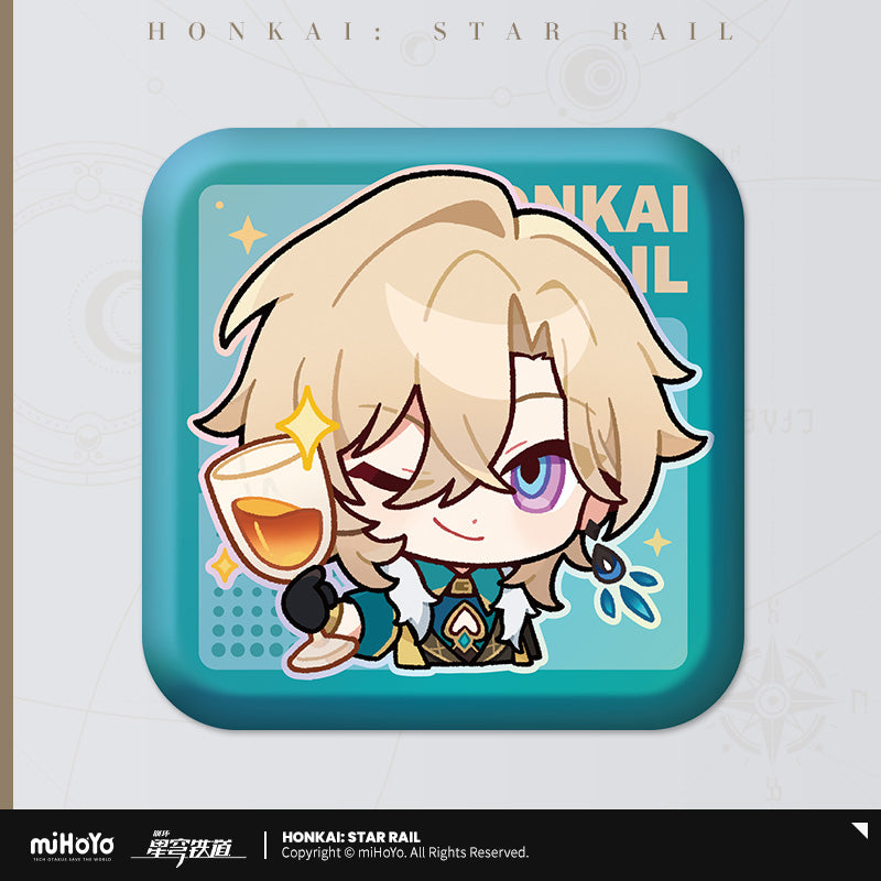 [Official Merchandise] Pom-Pom Exhibition Hall Series: Square Badges | Honkai: Star Rail