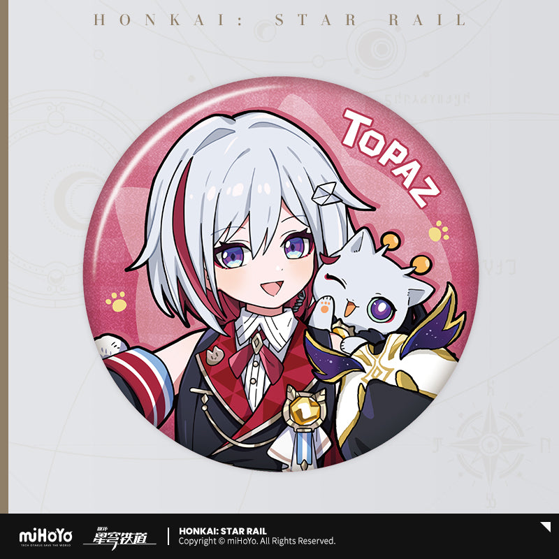 [Official Merchandise] Little Cat Series Tinplate Badges | Honkai: Star Rail