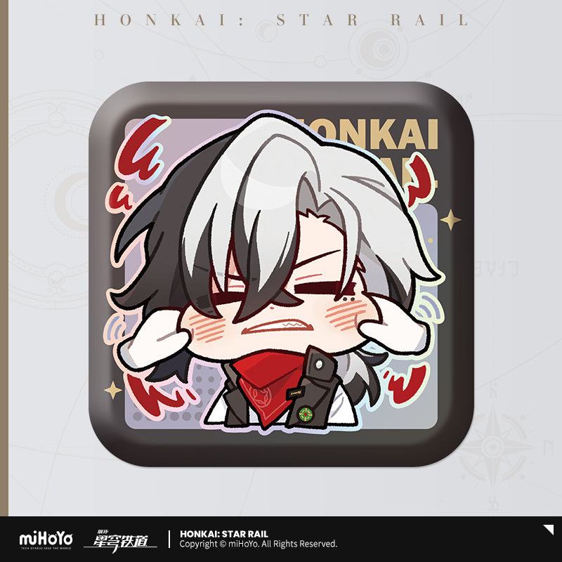 [Official Merchandise] Pom-Pom Exhibition Hall Series: Square Badges | Honkai: Star Rail