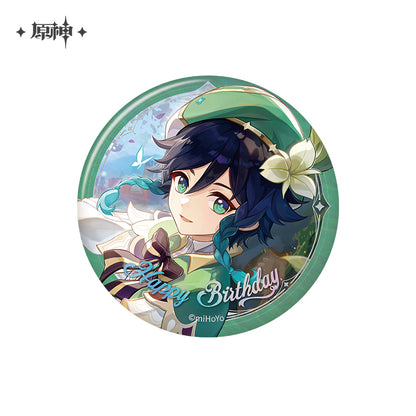 [Official Merchandise] Birthday Series Character Badges 2025 | Genshin Impact