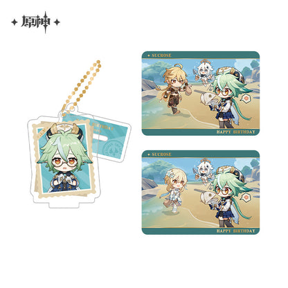 [Official Merchandise] Captured Memories Series: Character Standee Collectible Card Set | Genshin Impact