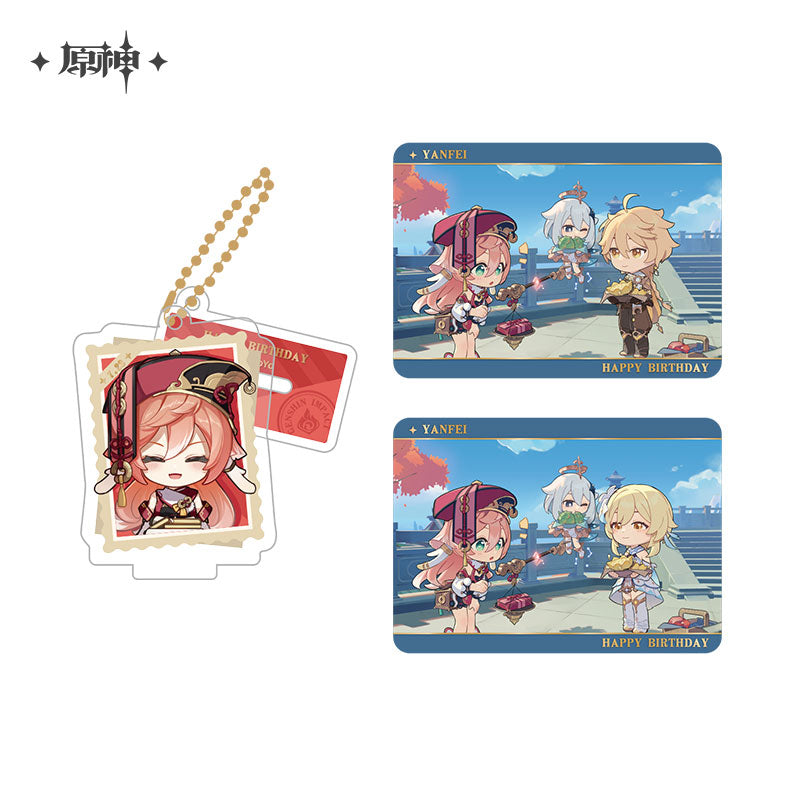 [Official Merchandise] Captured Memories Series: Character Standee Collectible Card Set | Genshin Impact