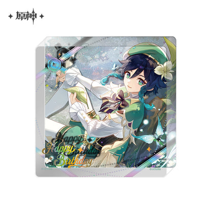 [Official Merchandise] Birthday Series Character Thick Acrylic Coasters 2025 | Genshin Impact