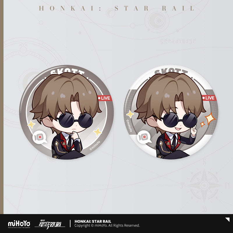 [Official Merchandise] Owlbert’s Reception Room Series Tinplate Badge Set | Honkai: Star Rail
