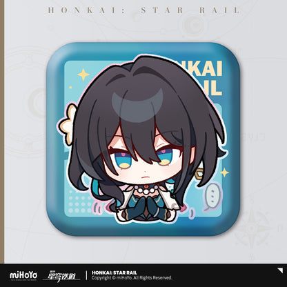 [Pre-Order] Pom-Pom Exhibition Hall Series: Square Badges | Honkai: Star Rail (June 2024)