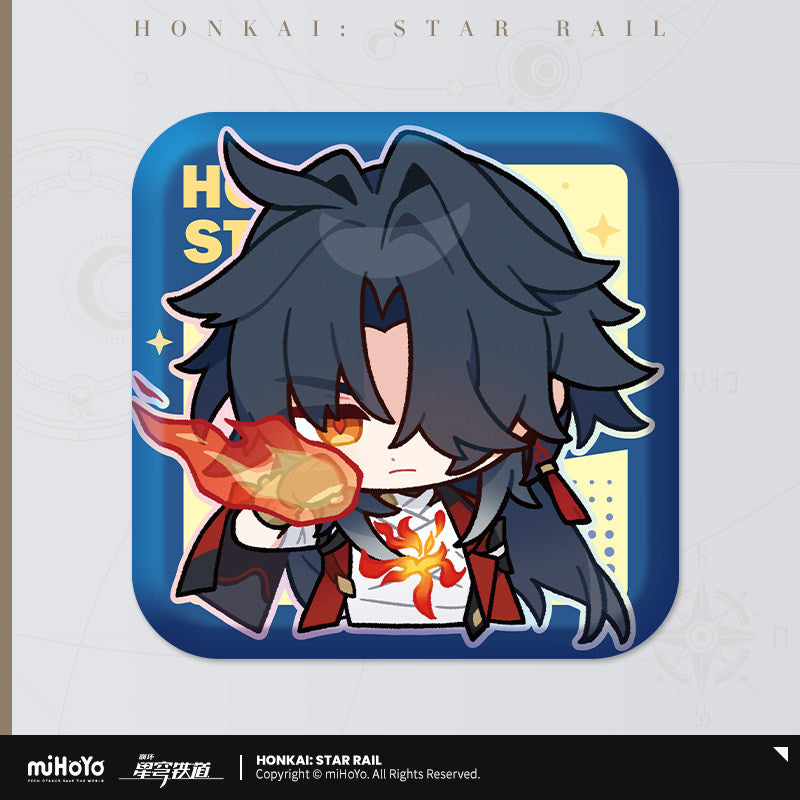 [Official Merchandise] Pom-Pom Gallery Series Square Badge | Honkai: Star Rail