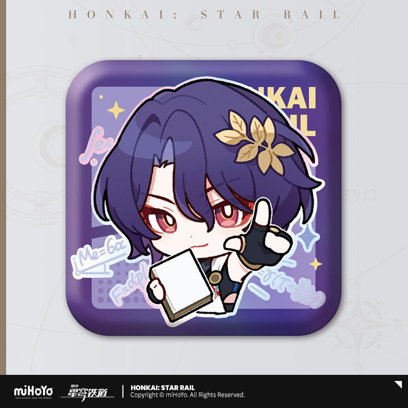 [Pre-Order] Pom-Pom Exhibition Hall Series: Square Badges | Honkai: Star Rail (June 2024)