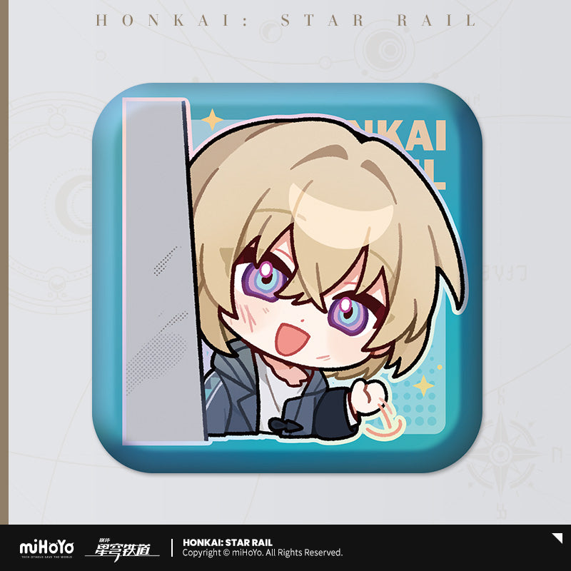 [Official Merchandise] Pom-Pom Exhibition Hall Series: Square Badges | Honkai: Star Rail