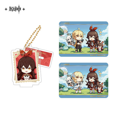 [Official Merchandise] Captured Memories Series: Character Standee Collectible Card Set | Genshin Impact