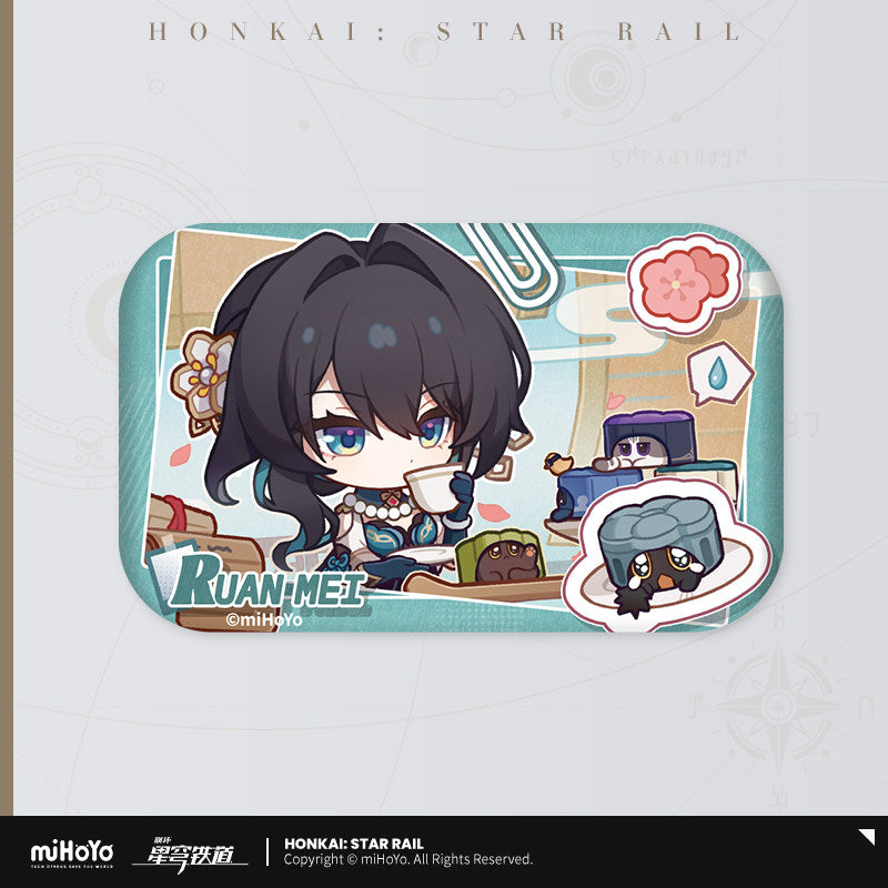 [Official Merchandise] Pom-Pom Photo Album Series Tinplate Badge | Honkai: Star Rail