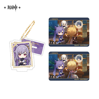 [Official Merchandise] Captured Memories Series: Character Standee Collectible Card Set | Genshin Impact