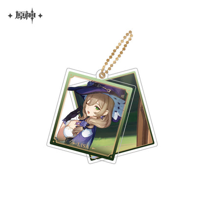 [Official Merchandise] Genshin Impact Theme Series Character Double-Sided Acrylic Keychains