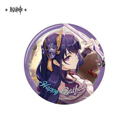[Official Merchandise] Birthday Series Character Badges 2025 | Genshin Impact