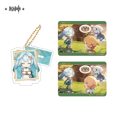 [Official Merchandise] Captured Memories Series: Character Standee Collectible Card Set | Genshin Impact