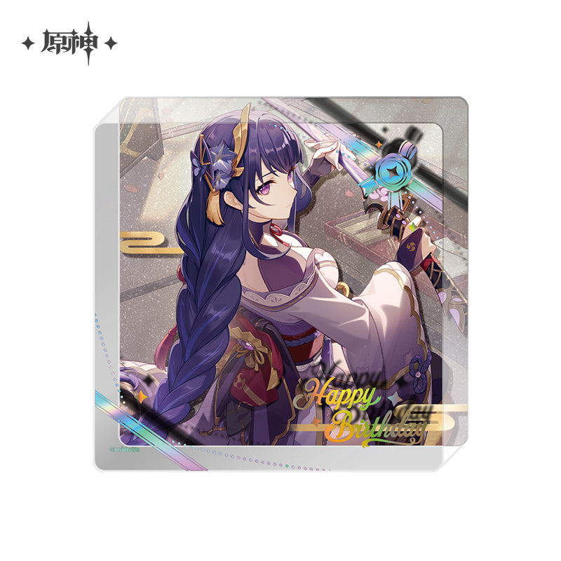 [Official Merchandise] Birthday Series Character Thick Acrylic Coasters 2025 | Genshin Impact