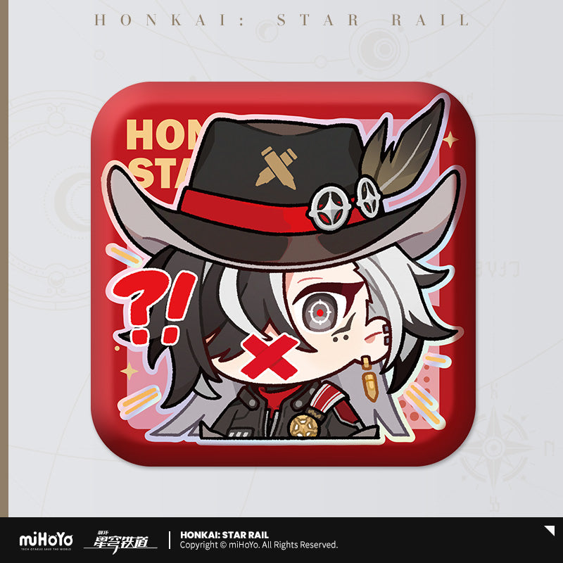 [Official Merchandise] Pom-Pom Exhibition Hall Series: Square Badges | Honkai: Star Rail