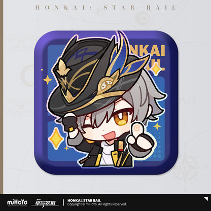 [Official Merchandise] Pom-Pom Exhibition Hall Series: Square Badges | Honkai: Star Rail