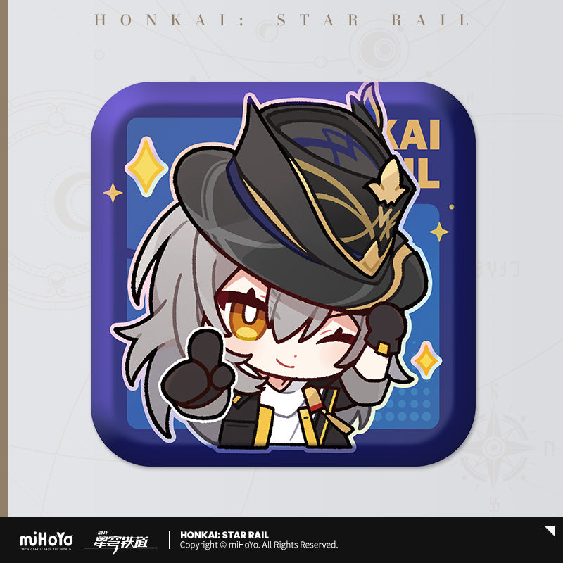 [Official Merchandise] Pom-Pom Exhibition Hall Series: Square Badges | Honkai: Star Rail