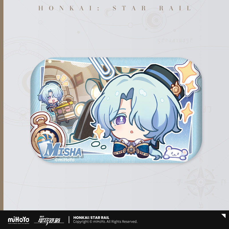 [Official Merchandise] Pom-Pom Photo Album Series Tinplate Badge | Honkai: Star Rail