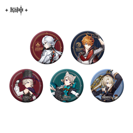 [Official Merchandise] Fatui Theme Series: Character Badges | Genshin Impact