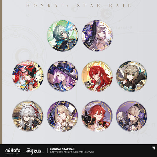 [Official Merchandise] Illustration Series Tinplate Badges - Erudition Path | Honkai: Star Rail