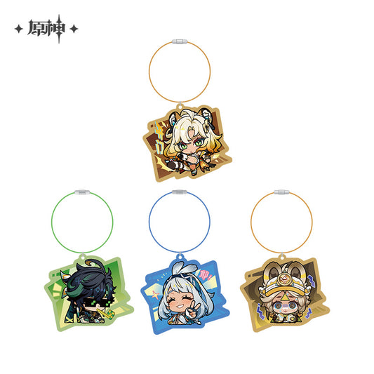 [Official Merchandise] Chibi Emoji Series Acrylic Charm - Natlan | Genshin Impact