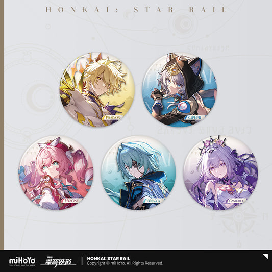 [Official Merchandise] Interstellar Journey Series Tinplate Badge Vol.2 | Honkai: Star Rail