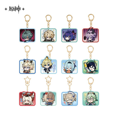 [Official Merchandise] Chibi Emoji Series Acrylic Charm - Mondstadt | Genshin Impact