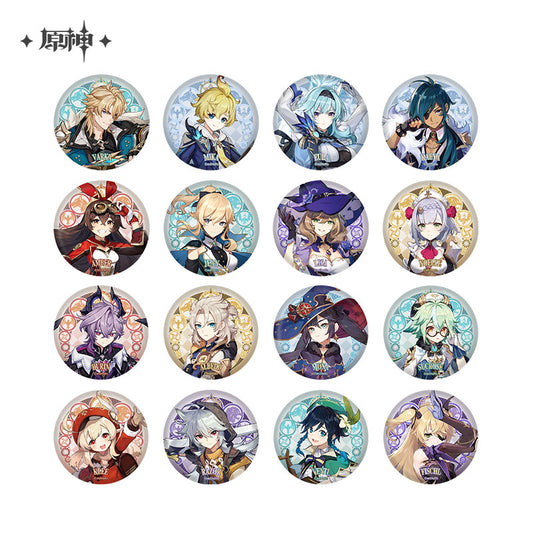 [Pre-Order] Mondstadt City Theme Series Character Badge - New Craft | Genshin Impact