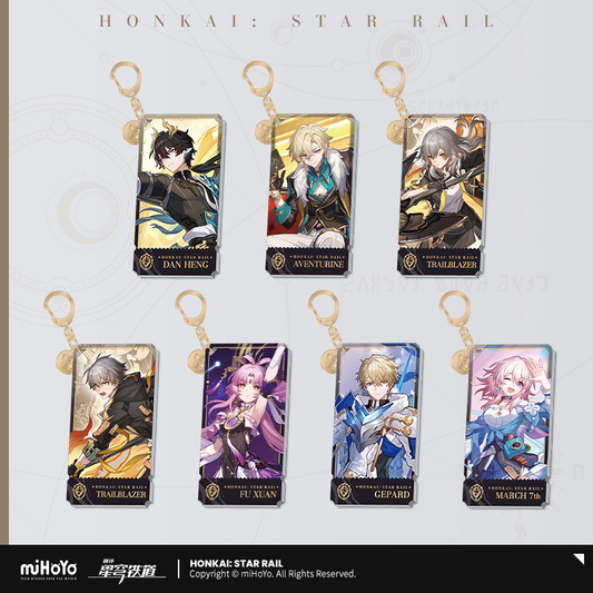 [Official Merchandise] Illustration Series Acrylic Keychains - Preservation Path | Honkai: Star Rail