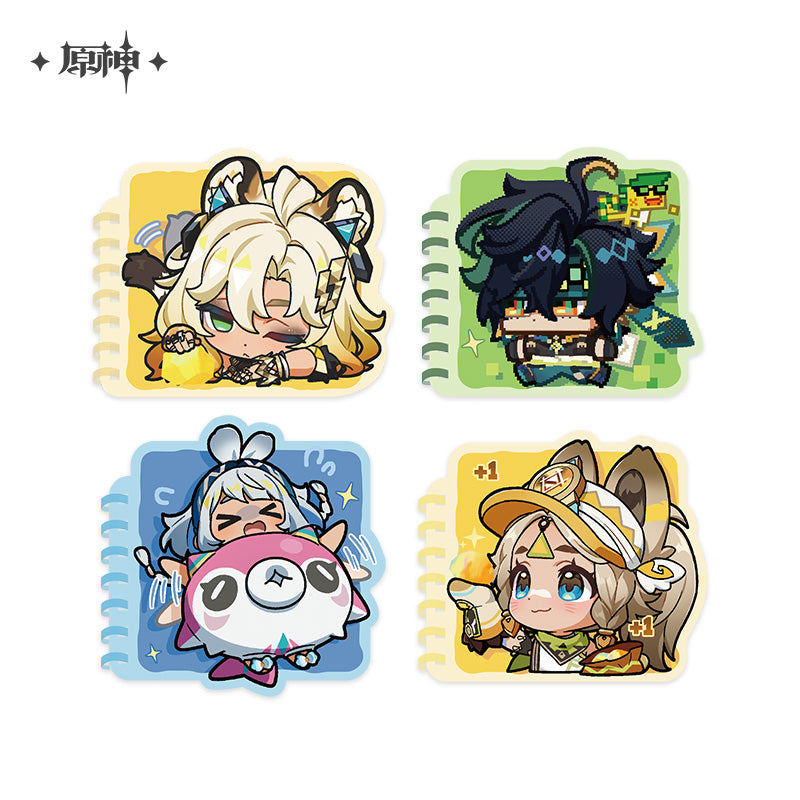 [Pre-Order] Chibi Emoji Series Spiral Notebook - Natlan | Genshin Impact (Jan 2025)