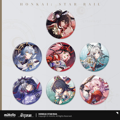 [Official Merchandise] Interstellar Journey Series Tinplate Badge Vol.2 | Honkai: Star Rail