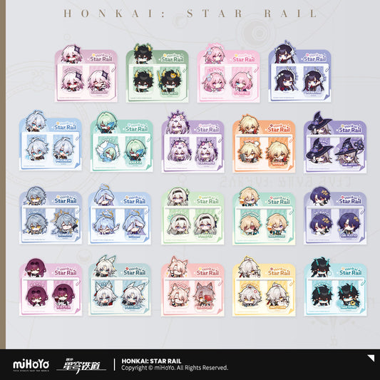 [Official Merchandise] Pom-Pom Gallery Series Soft Magnetic Bookmark Set | Honkai: Star Rail