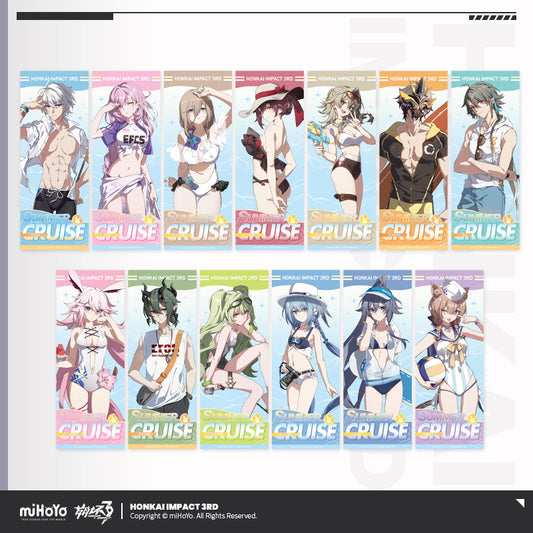 [Official Merchandise] Summer Cruise Series Holographic Ticket Vol.4 | Honkai Impact 3rd