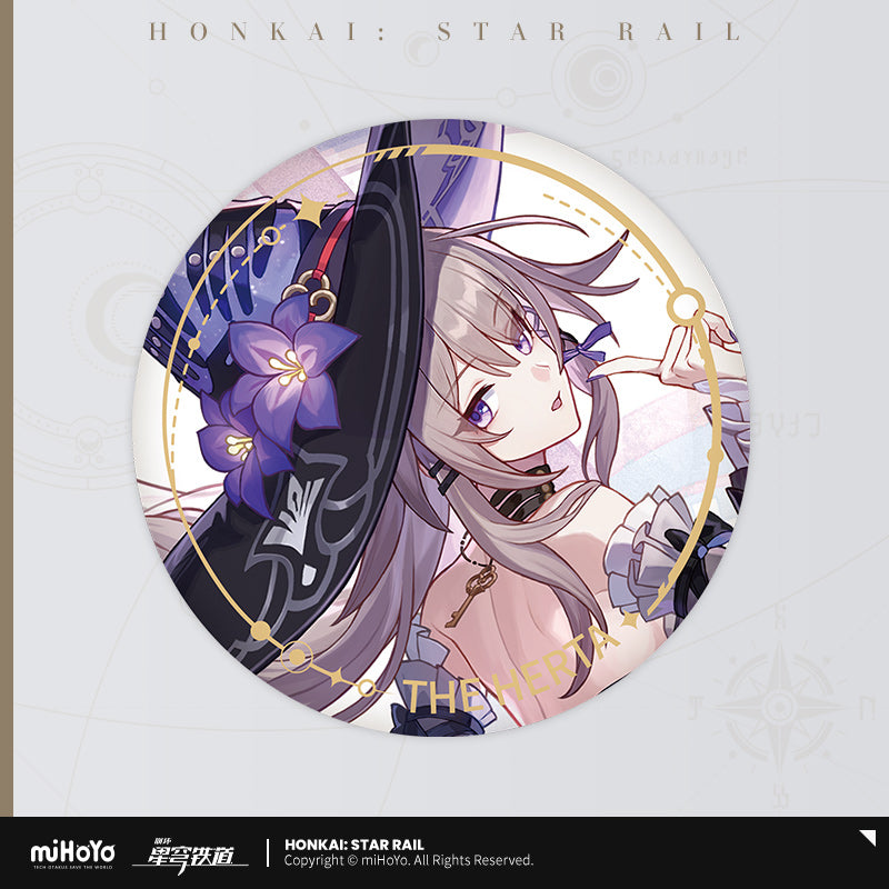 [Official Merchandise] Illustration Series Tinplate Badges - Erudition Path | Honkai: Star Rail