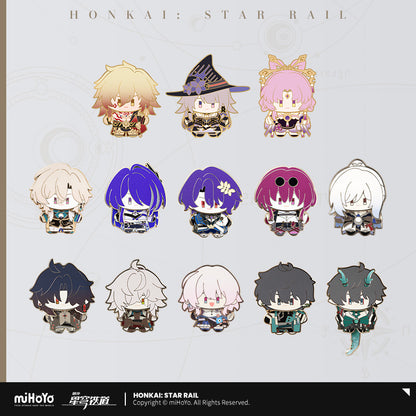 [Official Merchandise] Chibi Doll Series Happy Shake Metal Badge | Honkai: Star Rail