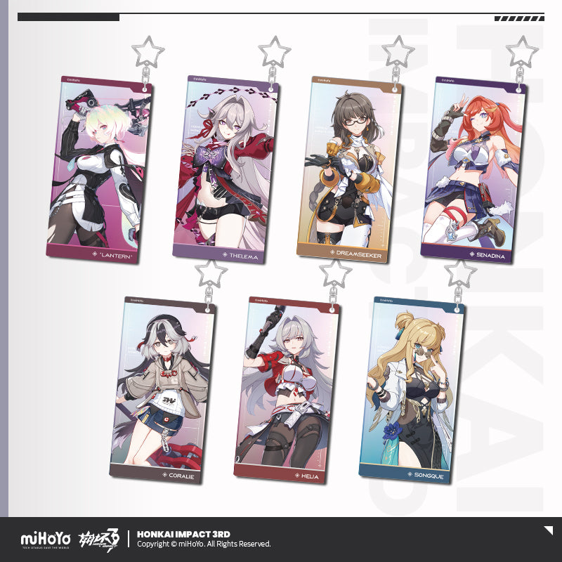 [Official Merchandise] Part 2 Character Illustration Series Acrylic Charm | Honkai Impact 3rd