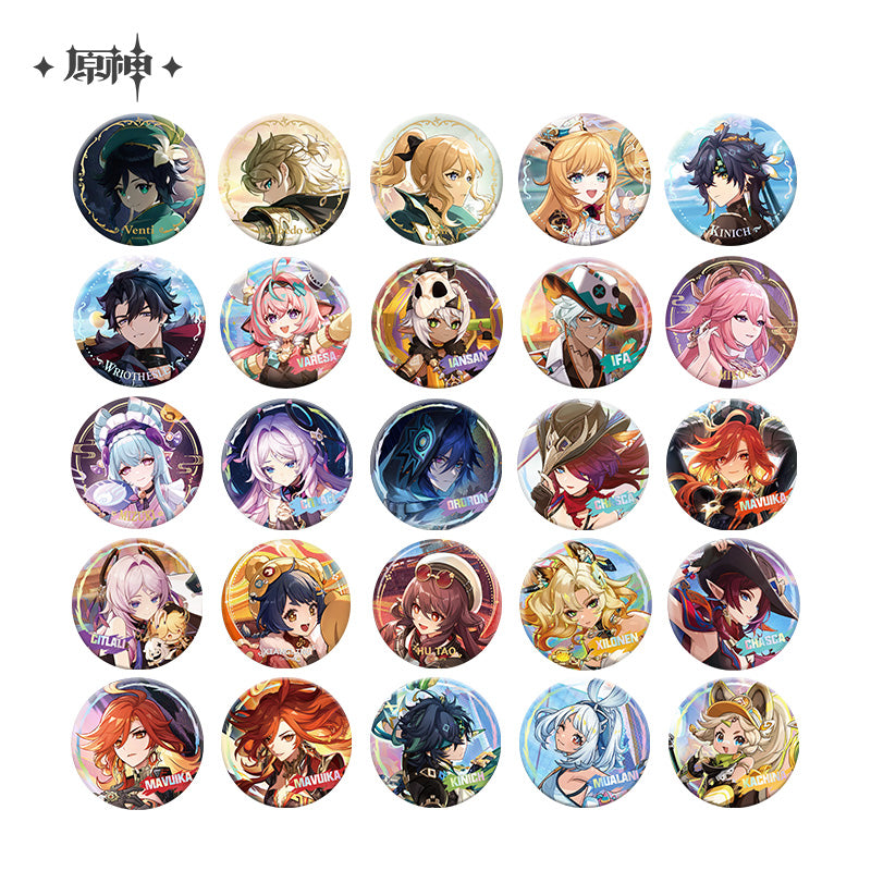 [Official Merchandise] Genshin Impact Theme Series Character Badge Vol.2