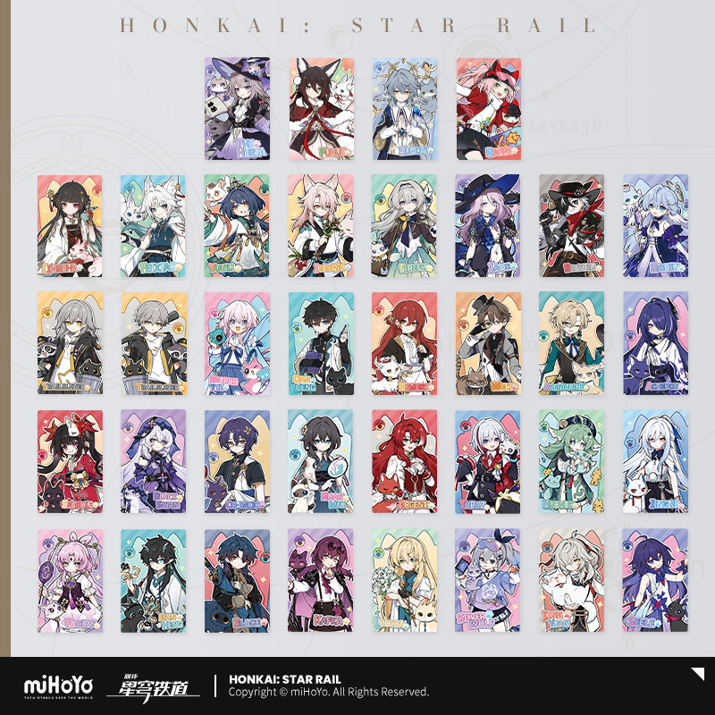 [Official Merchandise] Little Cat Series Holographic Collectible Ticket | Honkai: Star Rail