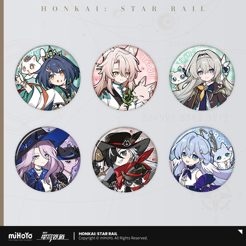 [Official Merchandise] Little Cat Series Tinplate Badges | Honkai: Star Rail