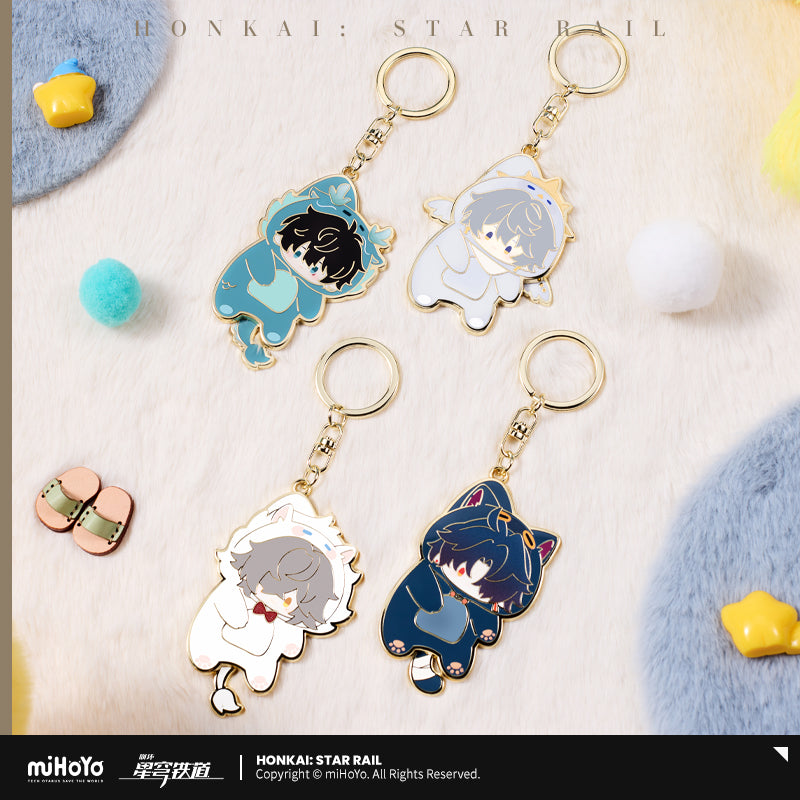 [Official Merchandise] Boys’ Dormitory Series Chibi Metal Charm | Honkai: Star Rail