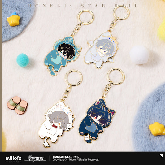 [Official Merchandise] Boys’ Dormitory Series Chibi Metal Charm | Honkai: Star Rail