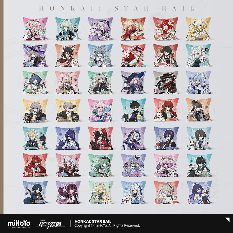 [Official Merchandise] Little Cat Series Square Pillow | Honkai: Star Rail